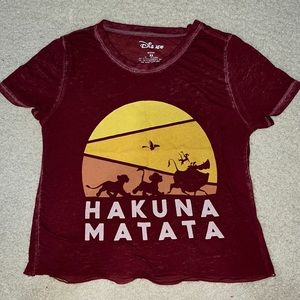 Hakuna Matata Sheer Light Tee size XS
